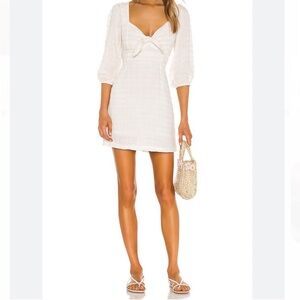 L*SPACE• puff sleeve mini dress